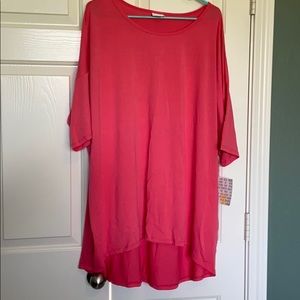 3XL LuLaRoe Irma Tunic - pink NWT